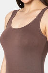 Amante Modal Lounge Top (Pack of 2) - Cacao Nibs White — thumbnail 4
